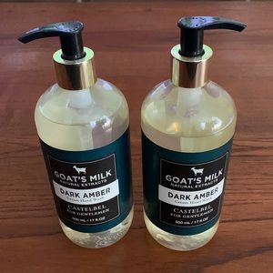 Set of 2 - Castelbel Dark Amber Cream Hand Wash